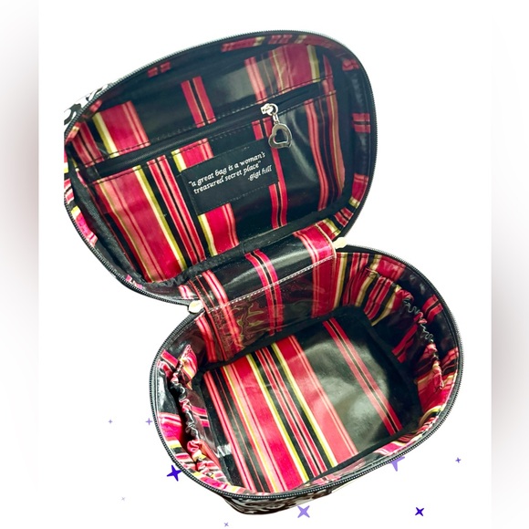 Auth Gigi Hill Cosmetic Jewelry Bag NWOT Black and White - Picture 2 of 5